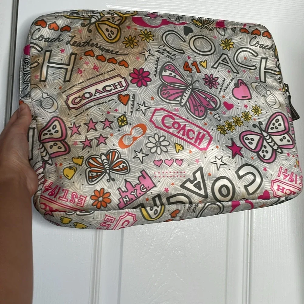 Coach poppy laptop sleeve - Picture 4 of 8